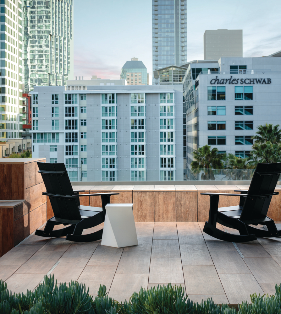 High Rise Apartment Rooftop